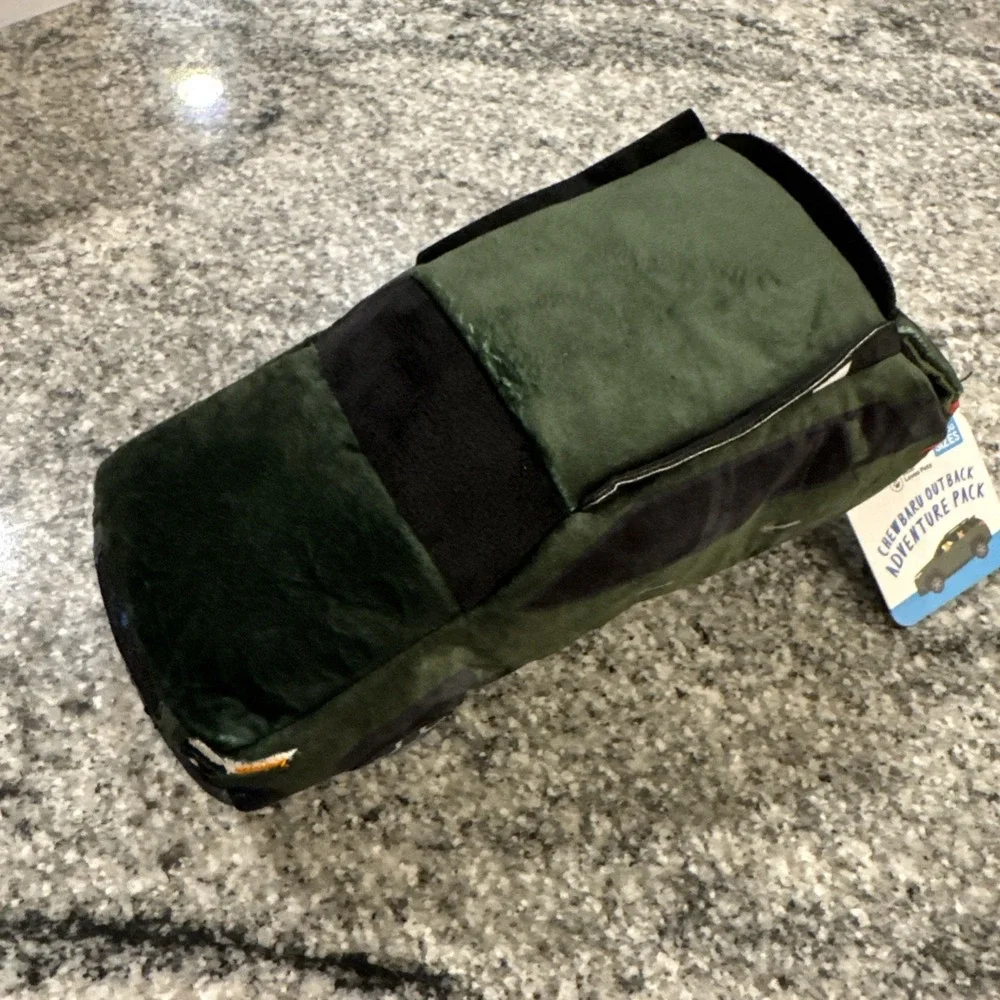 BARK SUBARU chewbaru outback adventure pack dog‎ toy 2026 NEW 2 toys in 1